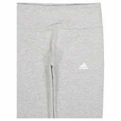 adidas ESSENTIALS HIGH-WAISTED LOGO LEGGINGS Medium Grey Heather / White Grå New