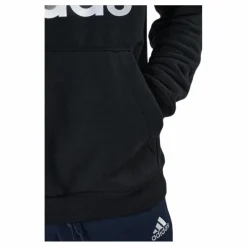 adidas Essentials Hoodie Black / White Vit och Svart Best