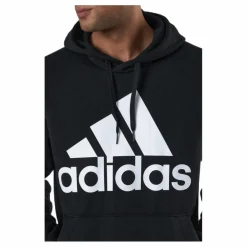 adidas Essentials Hoodie Black / White Vit och Svart Best