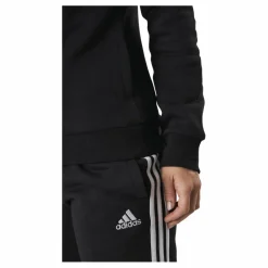 adidas Essentials Hoodie Black / White Svart Discount