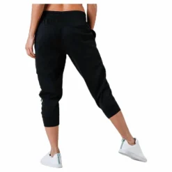 adidas Essentials Linear 3/4 Pant Black / White Svart New