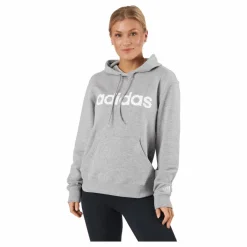 Essentials Linear Hoodie Medium Grey Heather*adidas Clearance