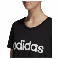 Essentials Linear Slim Tee Black / White*adidas New