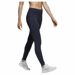 adidas Essentials Linear Tight Legend Ink / White Blå Sale