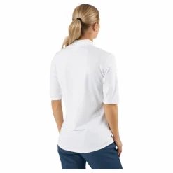 adidas Essentials Mock Polo Shirt White Vit Clearance