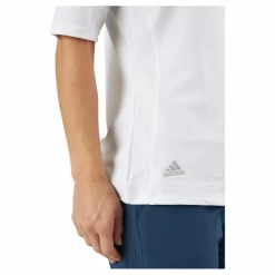 adidas Essentials Mock Polo Shirt White Vit Clearance
