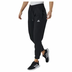 adidas Essentials Regular Tapered Cuffed 7/8 Pant Black / White Svart Online