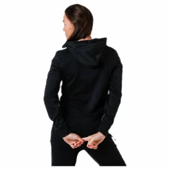 adidas Essentials 3S Full Zip Hoodie Black / White Svart Discount