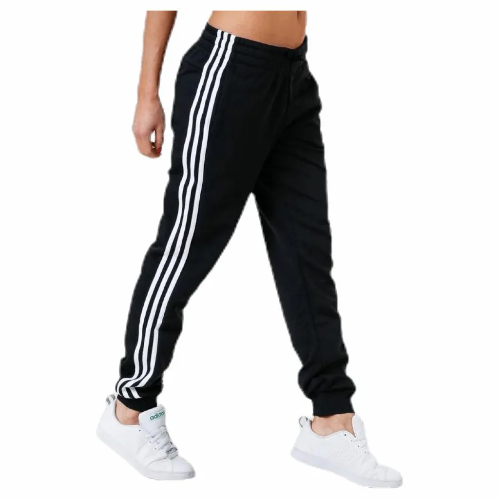 adidas Essentials 3S Pant Black / White Svart Discount
