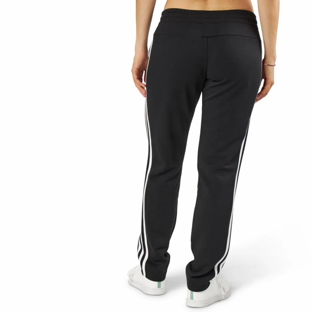 adidas Essentials 3S Pant Open Hem Black / White Svart Sale