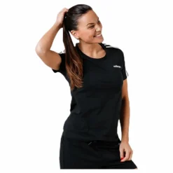 Essentials 3S Slim Tee Black / White*adidas Discount