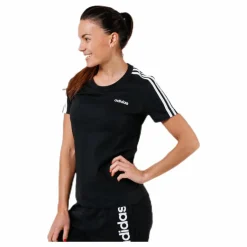 Essentials 3S Slim Tee Black / White*adidas Discount
