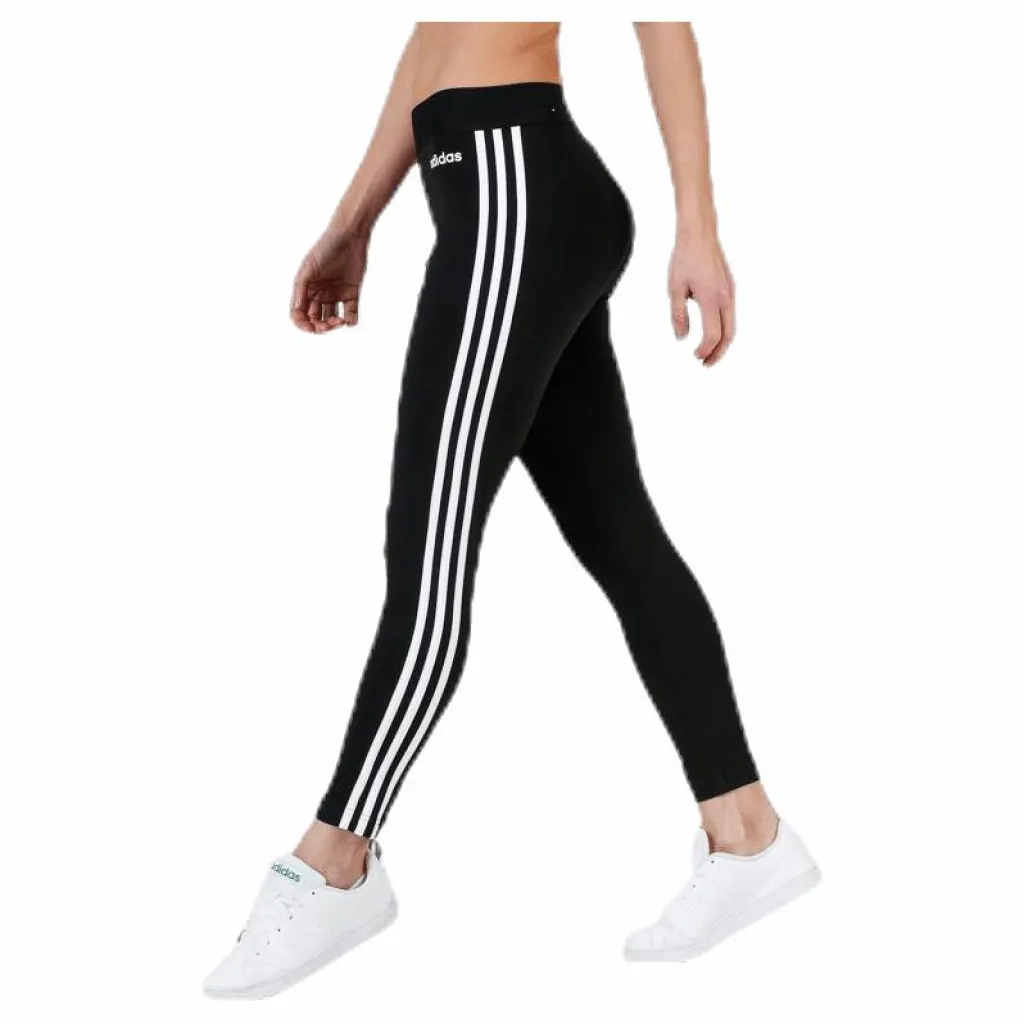 adidas Essentials 3S Tight Black / White Svart Outlet