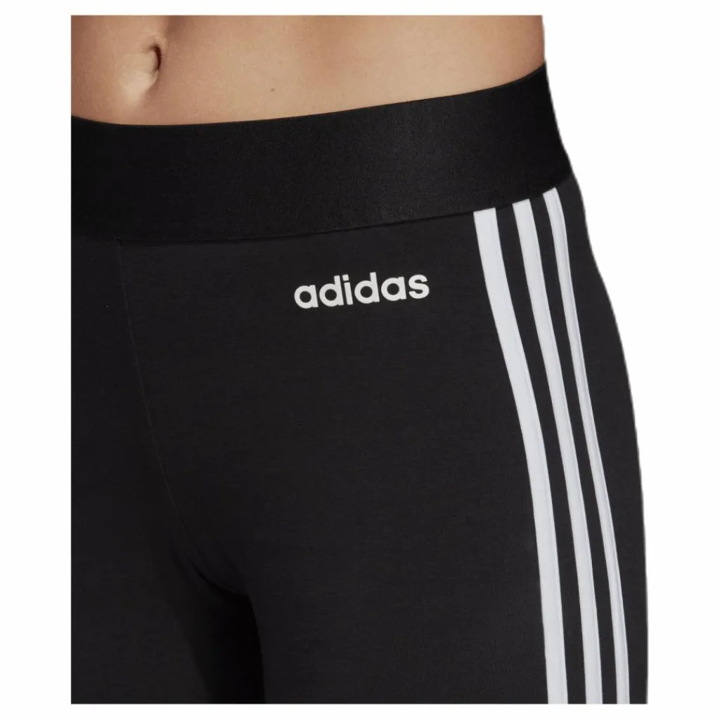 adidas Essentials 3S Tight Black / White Svart Outlet