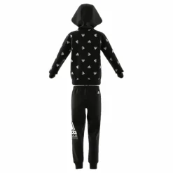 adidas Essentials Seasonals Brand Love Tracksuit Black Svart Outlet