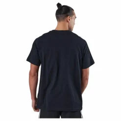 Essentials Single Jersey 3-Stripes T-Shirt Black*adidas Outlet
