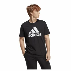 Essentials Single Jersey Big Logo T-Shirt Black / White*adidas Online