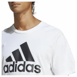 adidas Essentials Single Jersey Big Logo T-Shirt White Vit Discount