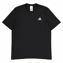 Essentials Single Jersey Embroidered Small Logo T-Shirt Black*adidas Best