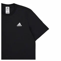 Essentials Single Jersey Embroidered Small Logo T-Shirt Black*adidas Best