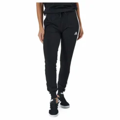 adidas Essentials Single Jersey 3-Stripes Joggers Black Svart Discount