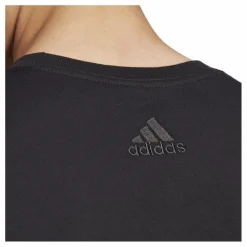 Essentials Single Jersey Linear Embroidered Logo T-Shirt Black*adidas New