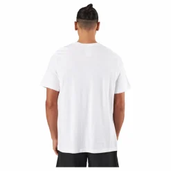 adidas Essentials Single Jersey Linear Embroidered Logo T-Shirt White Vit New
