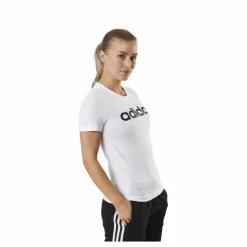Essentials Slim Logo T-Shirt White / Black*adidas