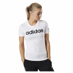 Essentials Slim Logo T-Shirt White / Black*adidas