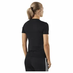adidas Essentials Slim Logo T-Shirt Black / White Svart Hot