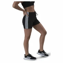 adidas Essentials Slim Shorts Black / White Svart Best