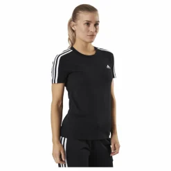 adidas Essentials Slim T-Shirt Black / White Svart Hot