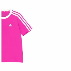 adidas Essentials 3-Stripes Cotton Loose Fit Boyfriend T-Shirt Selufu/White Rosa Sale
