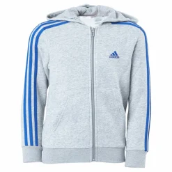 adidas Essentials 3-Stripes Hoodie Medium Grey Heather Grå Clearance