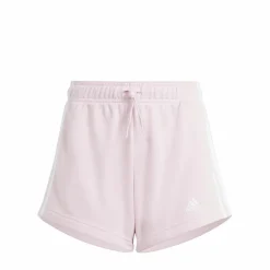 adidas Essentials 3-Stripes Shorts Clear Pink / White Vit Outlet