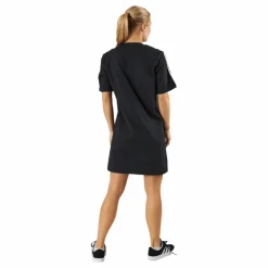 Essentials 3-Stripes Single Jersey Boyfriend Tee Dress Black*adidas Sale