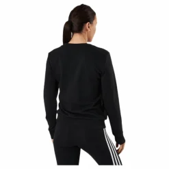 Essentials Sweatshirt Black / White*adidas Outlet