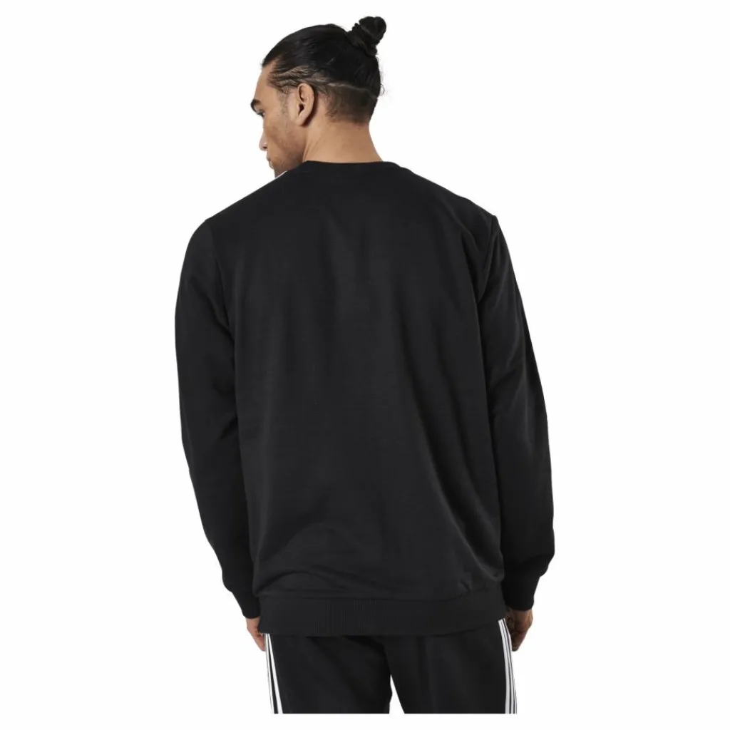 adidas Essentials Sweatshirt Black / White Svart Outlet