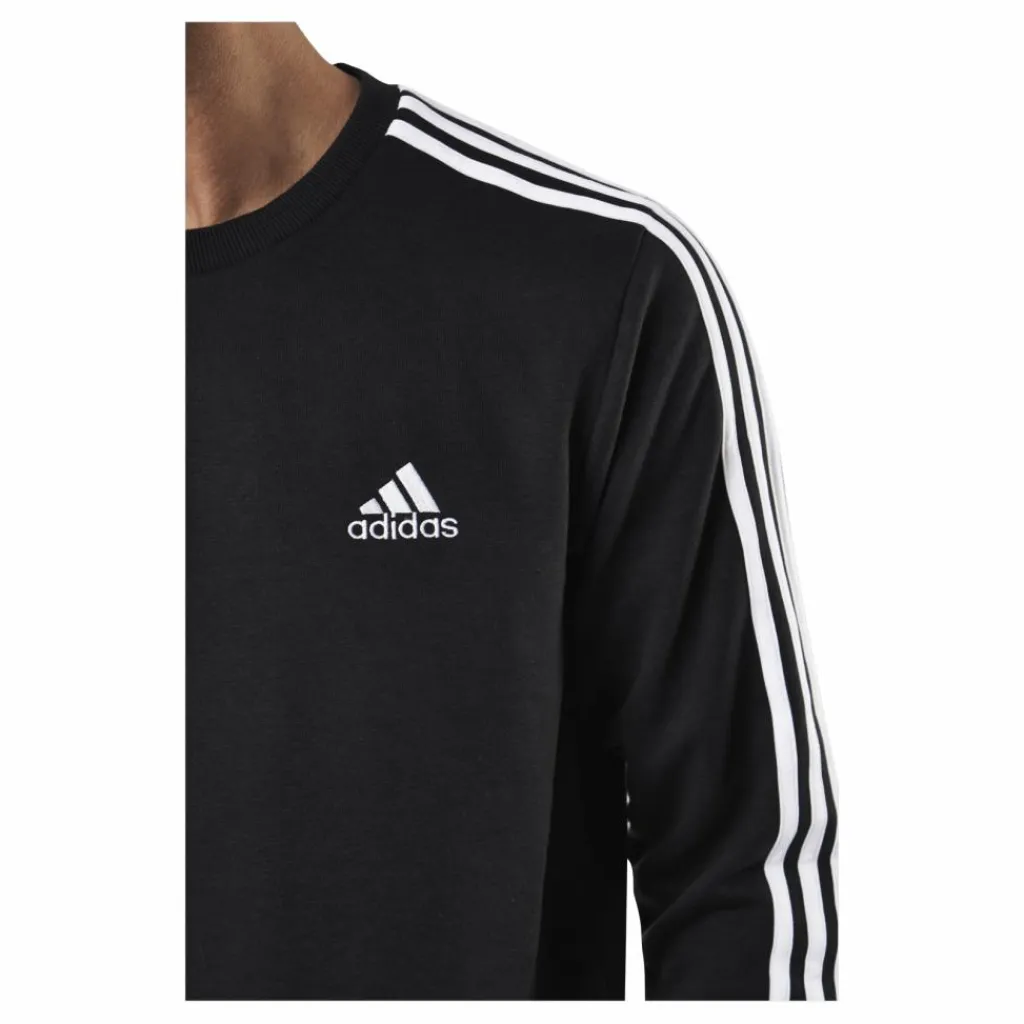 adidas Essentials Sweatshirt Black / White Svart Outlet