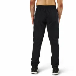adidas Essentials Tapered Cuff 3 Stripes Pants Black Svart Hot