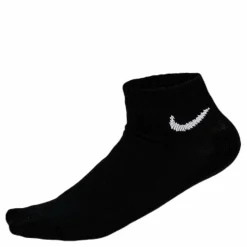Everyday Cushioned Training Ankle Socks (3 Pairs) BLACK/WHITE*Nike Clearance