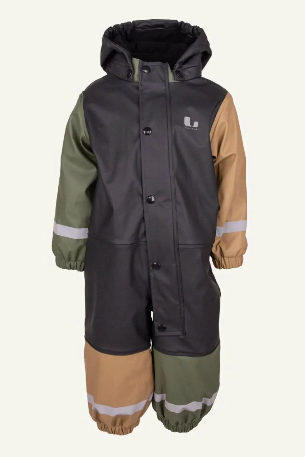 Fagerhult Rain Baby Overall, F Anth/green*Lindberg Discount
