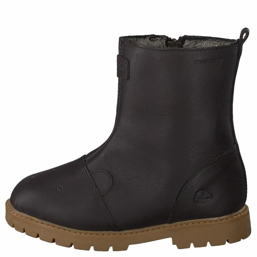 Viking Fairytale Boot Wp Dark Brown Svart