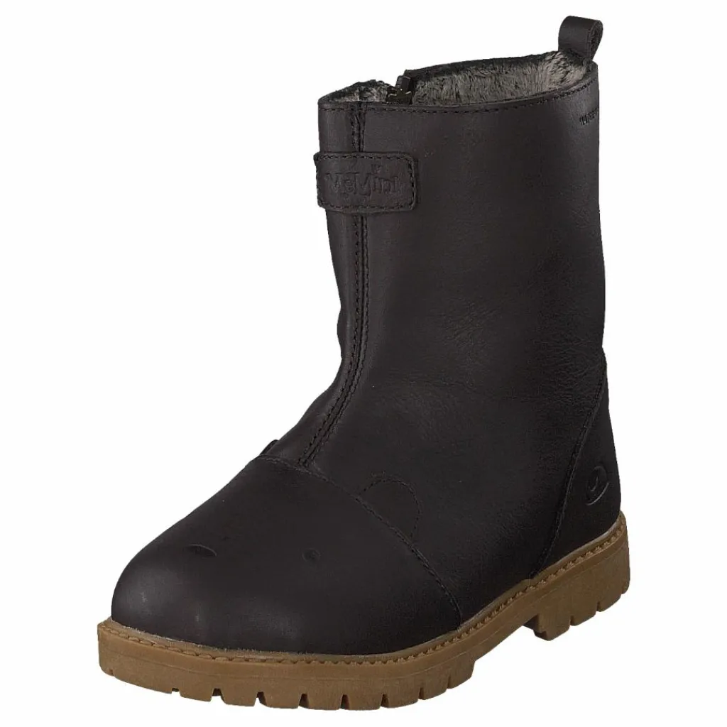 Viking Fairytale Boot Wp Dark Brown Svart