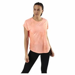 Only Play Fan Loose Burnout Ss Tee Orange Online