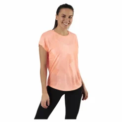 Only Play Fan Loose Burnout Ss Tee Orange Online