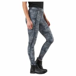 Mountain Horse Fancy Tech Tights MH Grip Technology Knee Grey Grå Outlet