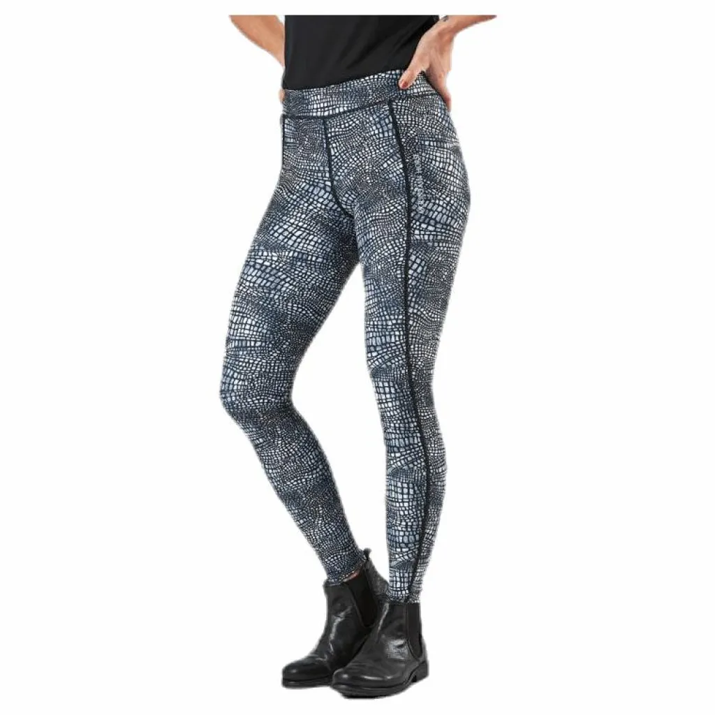 Mountain Horse Fancy Tech Tights MH Grip Technology Knee Grey Grå Outlet