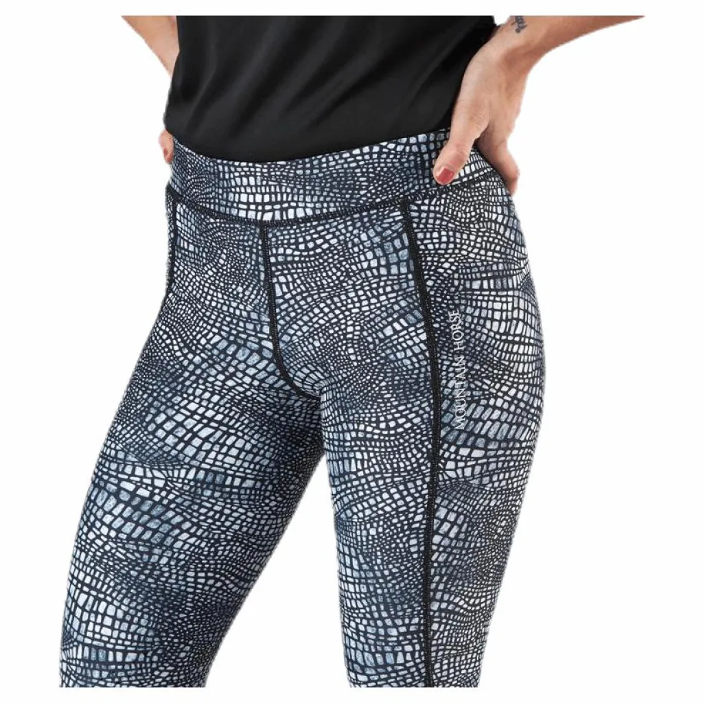 Mountain Horse Fancy Tech Tights MH Grip Technology Knee Grey Grå Outlet