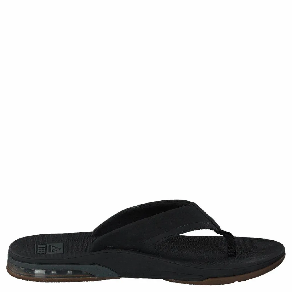 Reef Fanning 2.0 Black Svart Best